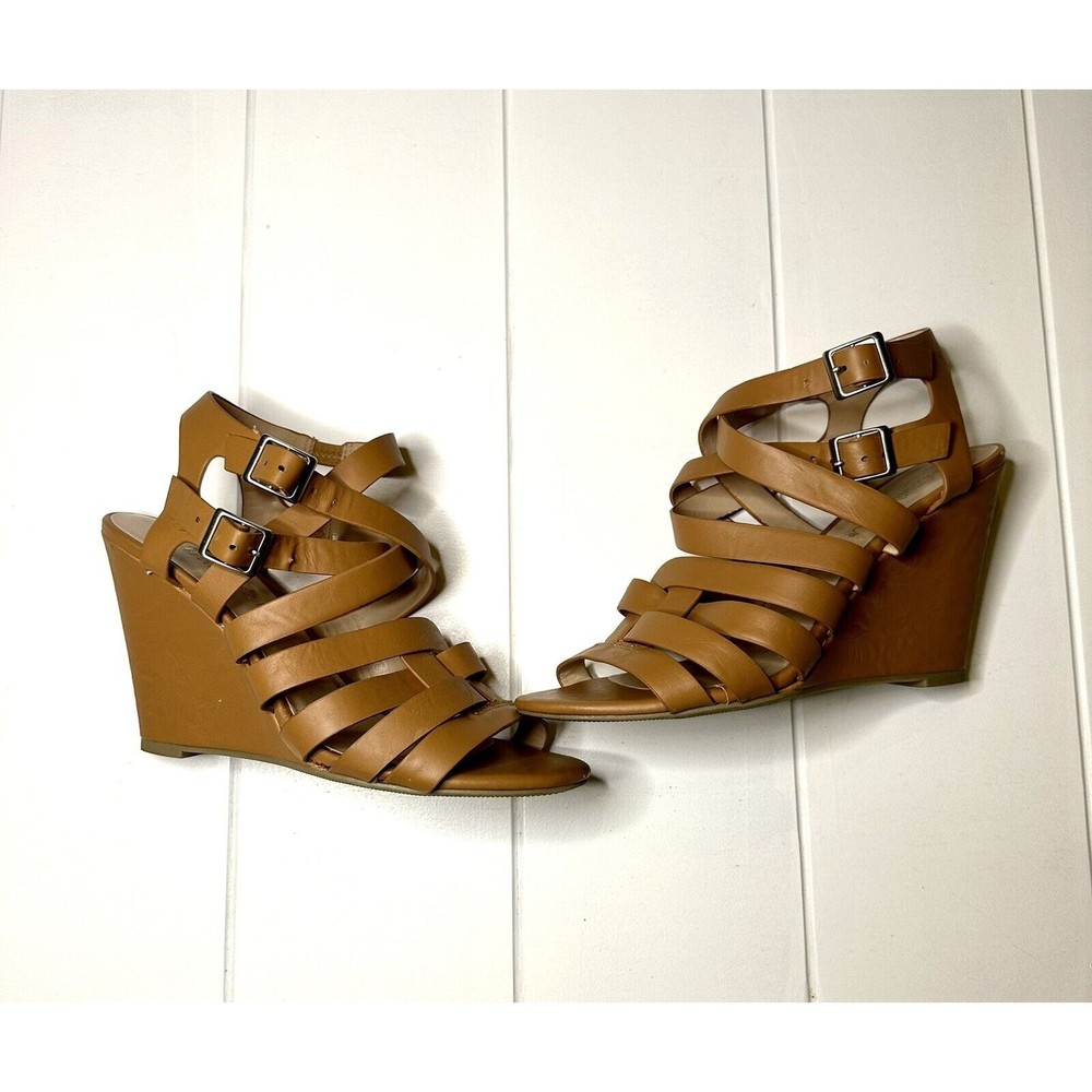 Altar’d State Wedge Sandal Heel Women’s Size 7.5 Brown With Strap